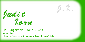 judit korn business card